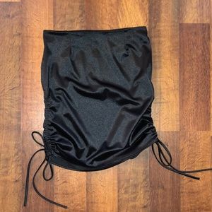 ‼️NWOT Scrunched Silk Skirt